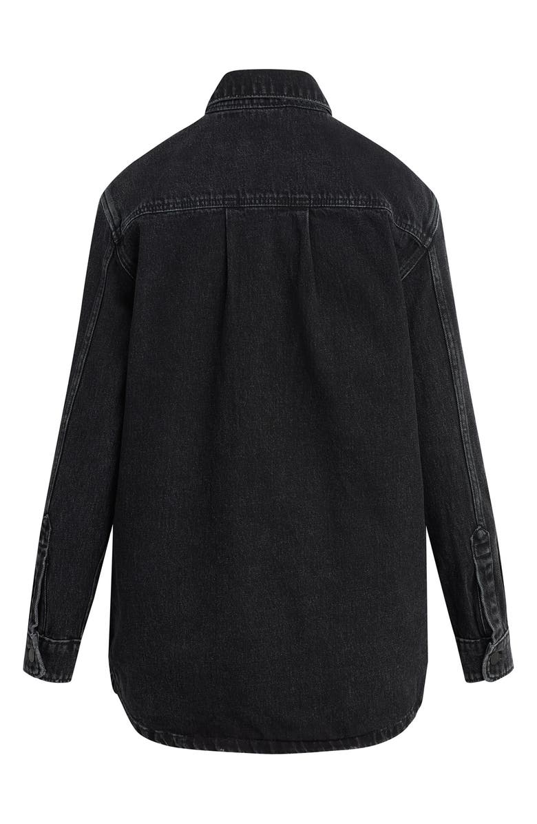 Hudson Jeans Denim Jacket, Alternate, color, Stone Black