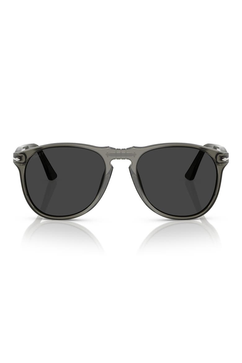 55mm Polarized Aviator Sunglasses, Main, color, GRAD SMOKE
