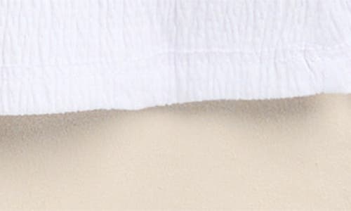 Calvin Klein Kids' Peter Pan Collar Long Sleeve Top & Skort Set In White