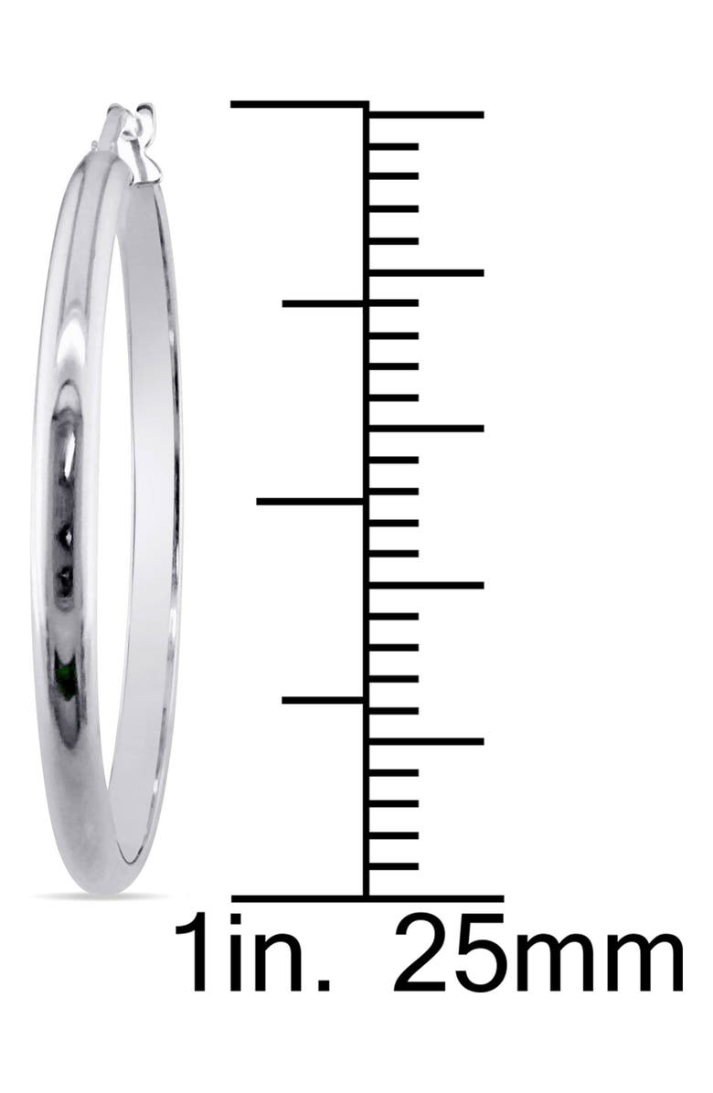 DELMAR 25mm Hoop Earrings, Alternate, color,