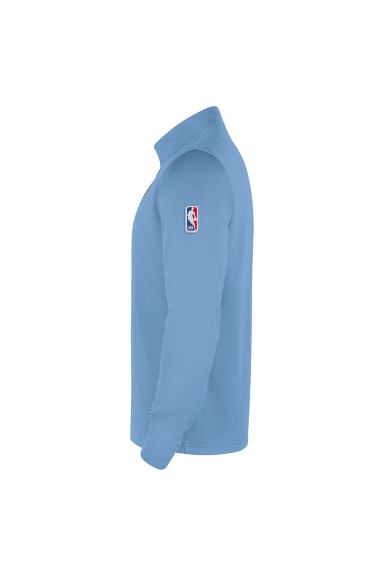Men's Nike  Light Blue Memphis Grizzlies 2025/26 City Edition Remix Authentic Coaches Dri-FIT Half-Zip Top, Alternate, color, Light Blue