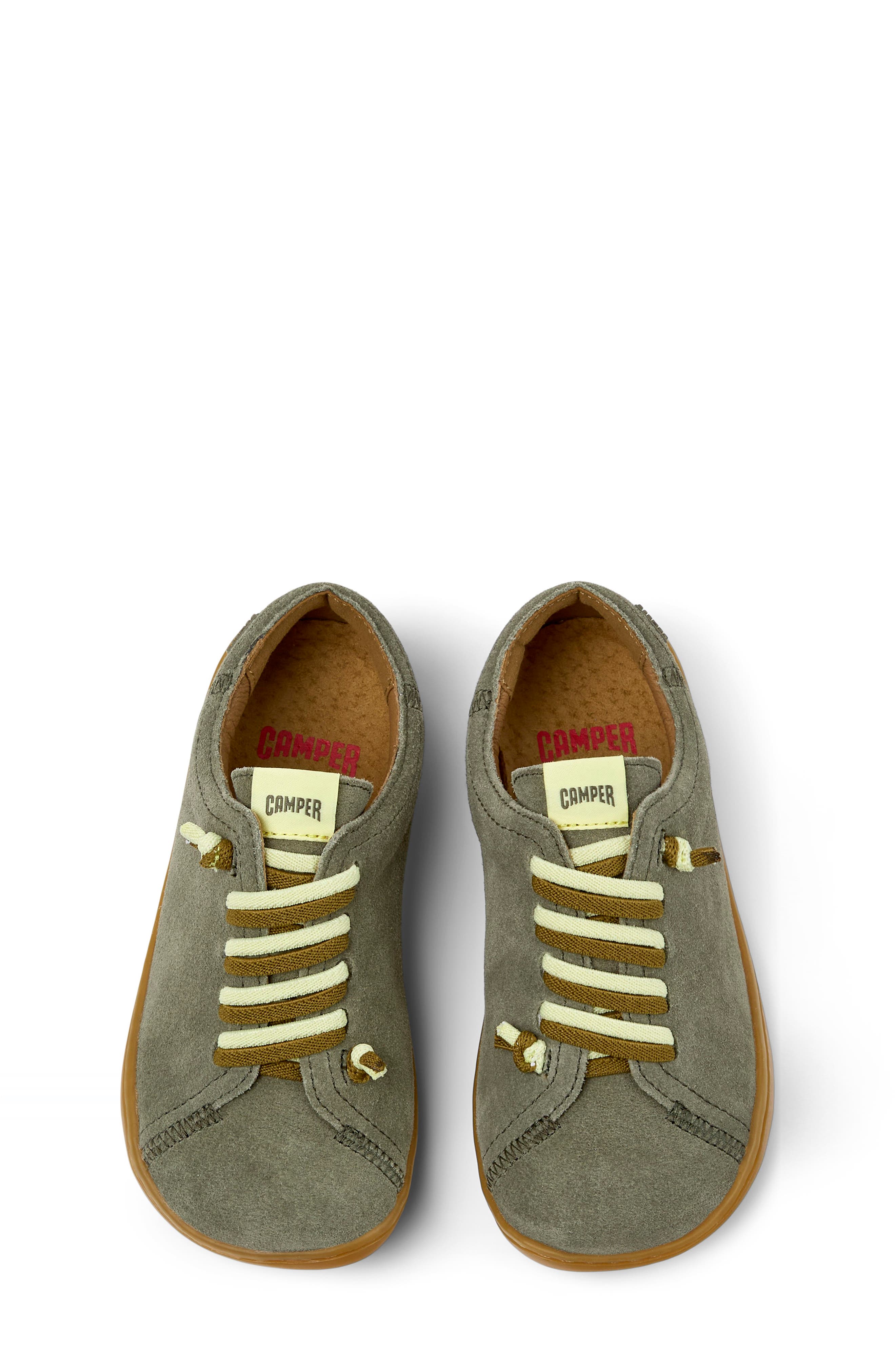 Camper Kids' Peu Cami Sneaker, Alternate, color, Medium Green