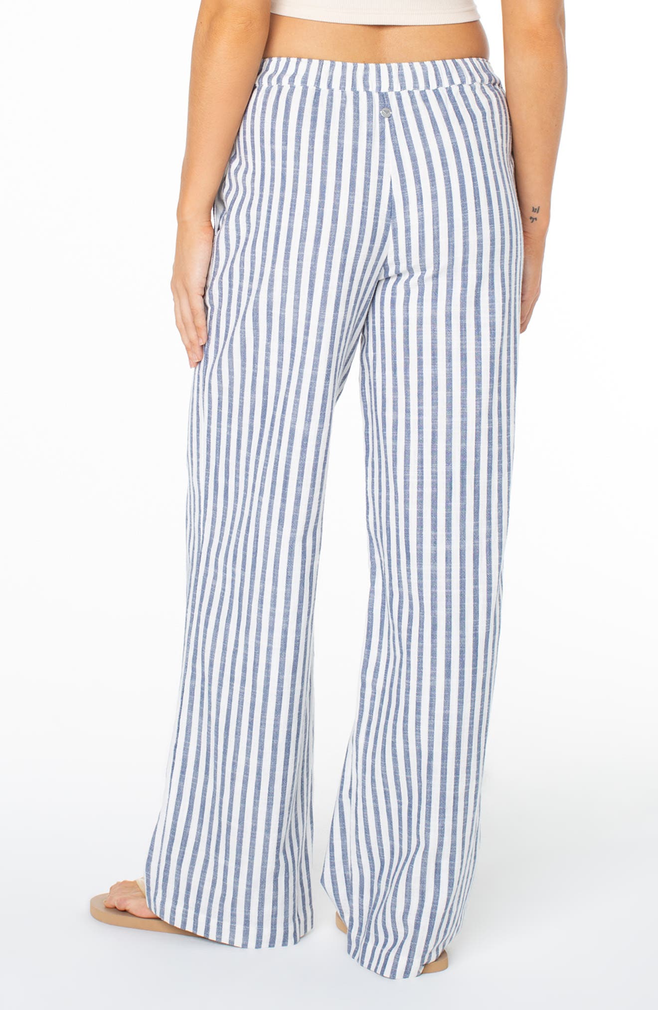 Mavericks Pleated Stripe Cotton Pants - image 4