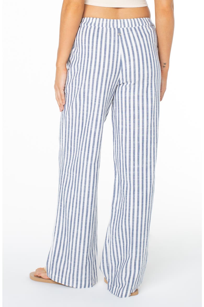 Mavericks Pleated Stripe Cotton Pants, Alternate, color, BLUE HORZN