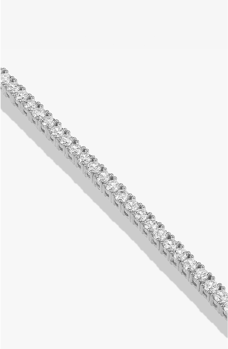 BEN ONI Cubic Zirconia Tennis Bracelet, 3mm, Alternate, color, Silver