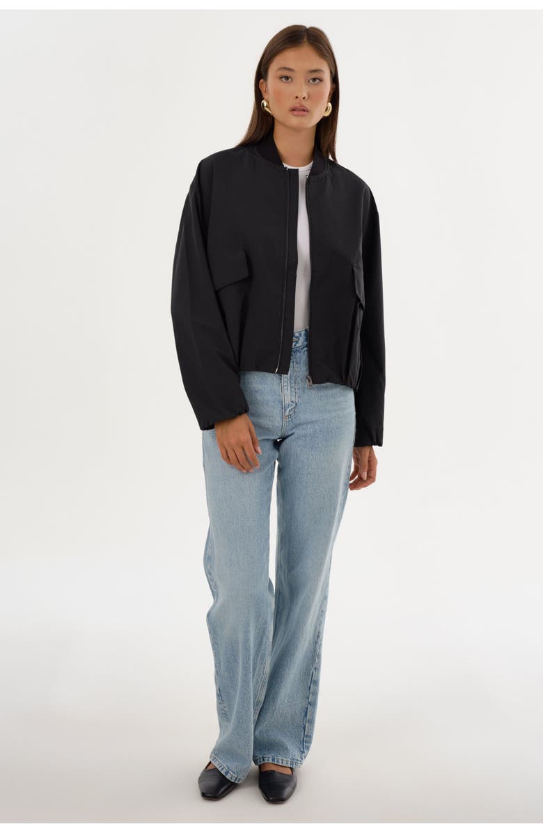 LAMARQUE IRIANA | Bomber Jacket, Alternate, color, Black