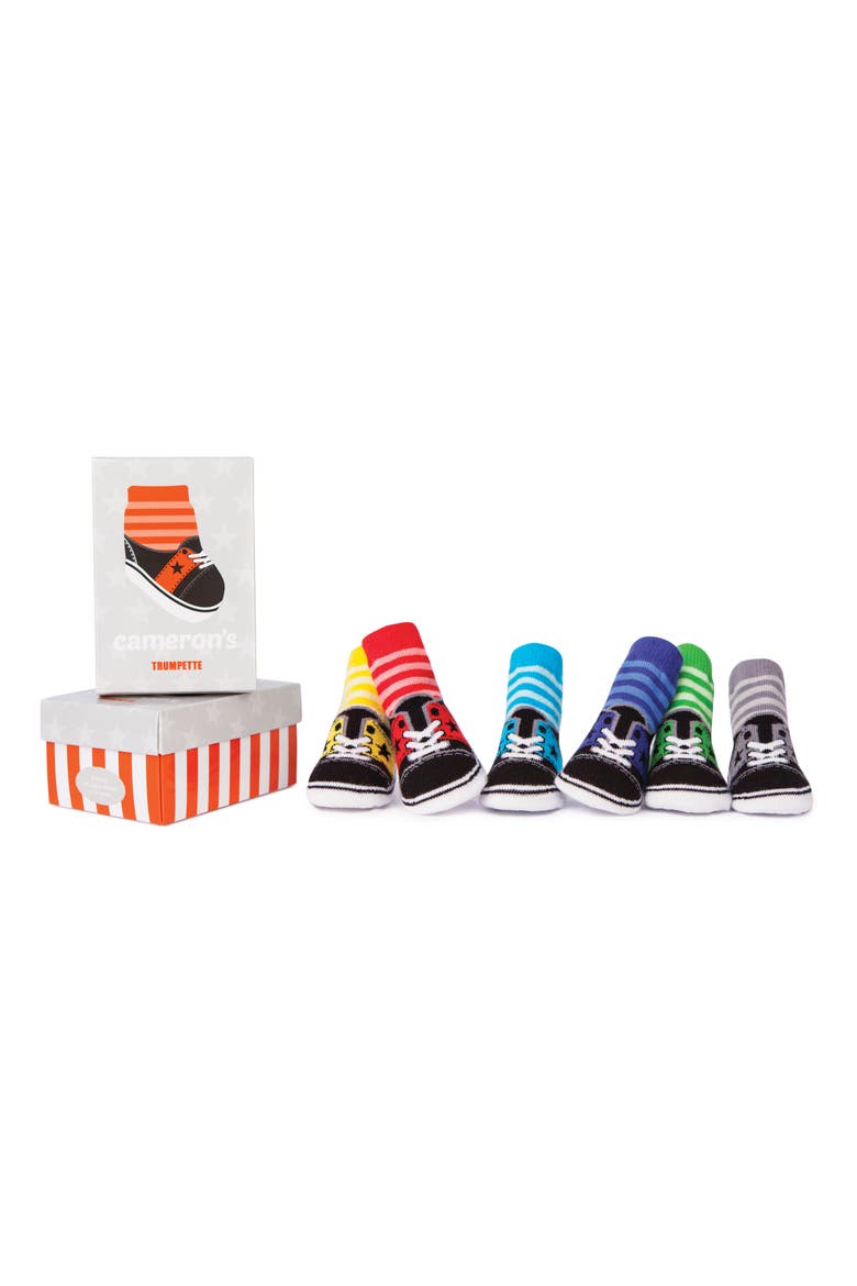 Cameron Assorted 6-Pack Socks, Main, color, ASSORTED
