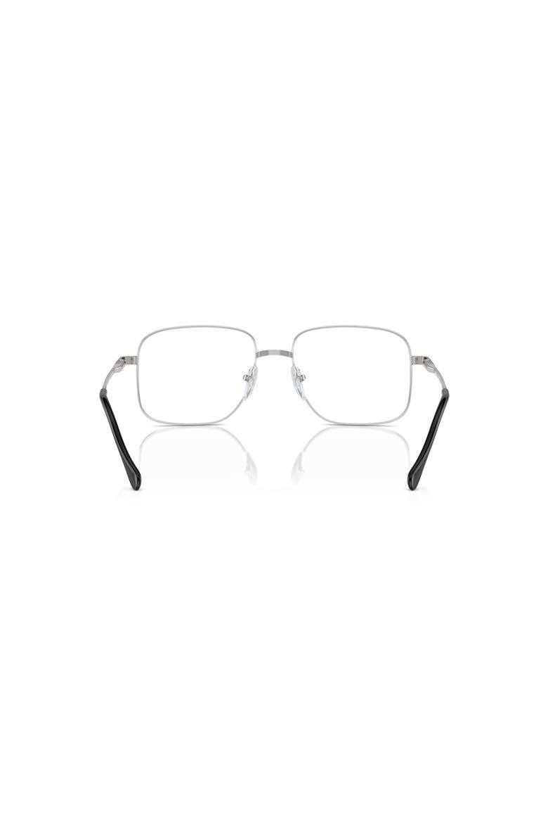 55mm Square optical glasses, Alternate, color, Silver
