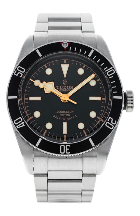 Tudor Preowned 2016 Heritage Black Bay 79220N Bracelet Watch, 41mm