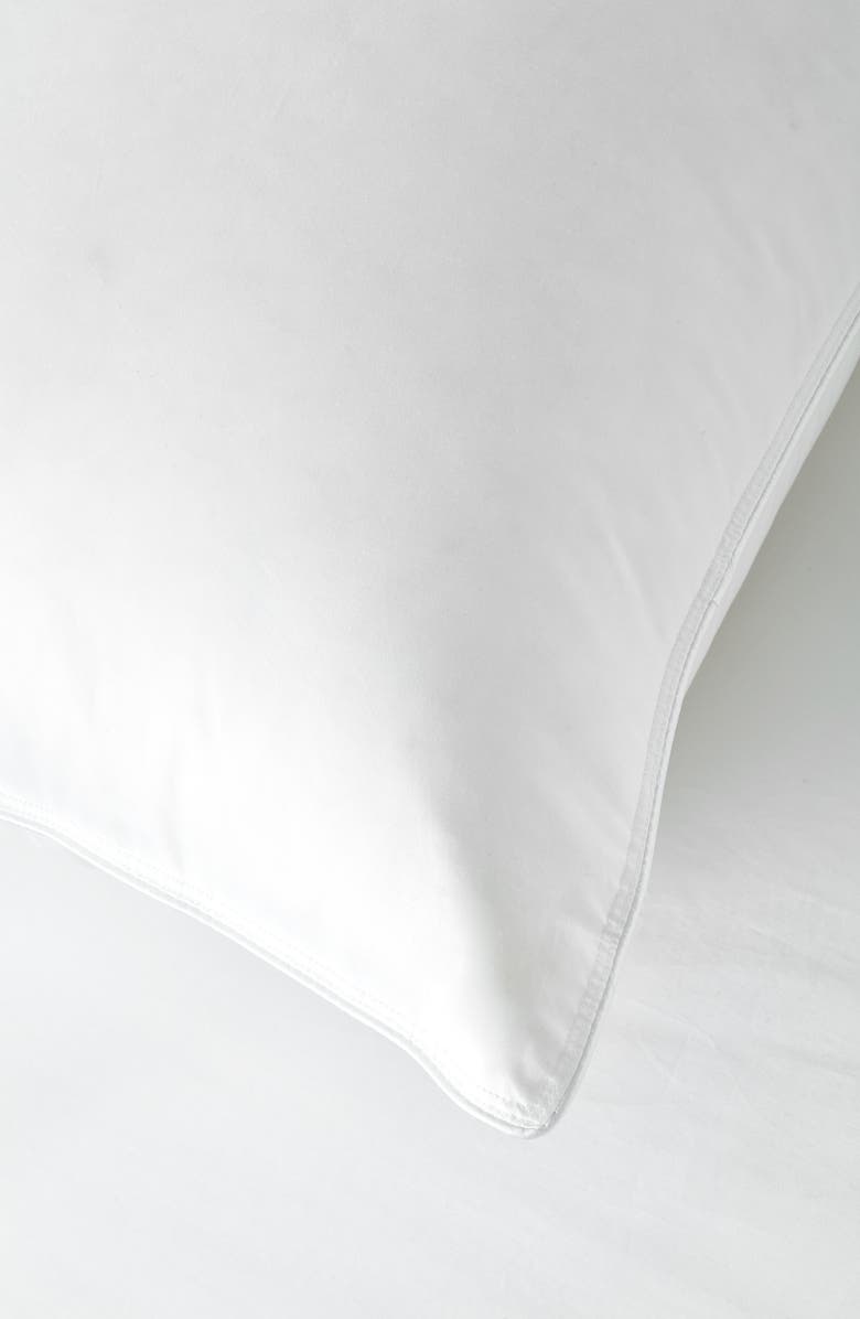 Nordstrom Medium Density Down Chamber Pillow, Alternate, color, White