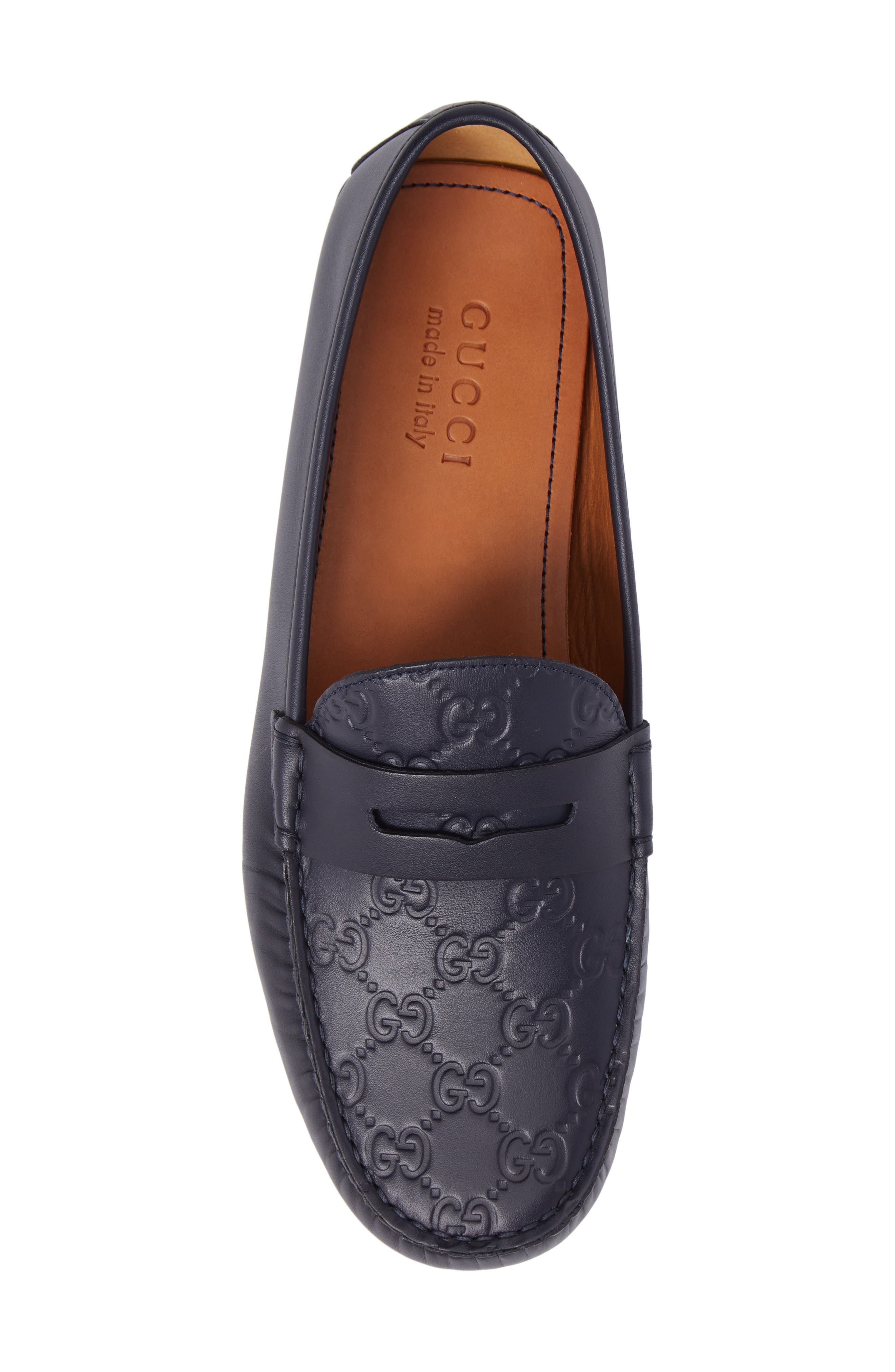 Gucci Kanye GG Embossed Driving Shoe, Alternate, color, 