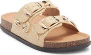 TOP MODA Arissa Double Strap Slide Sandal