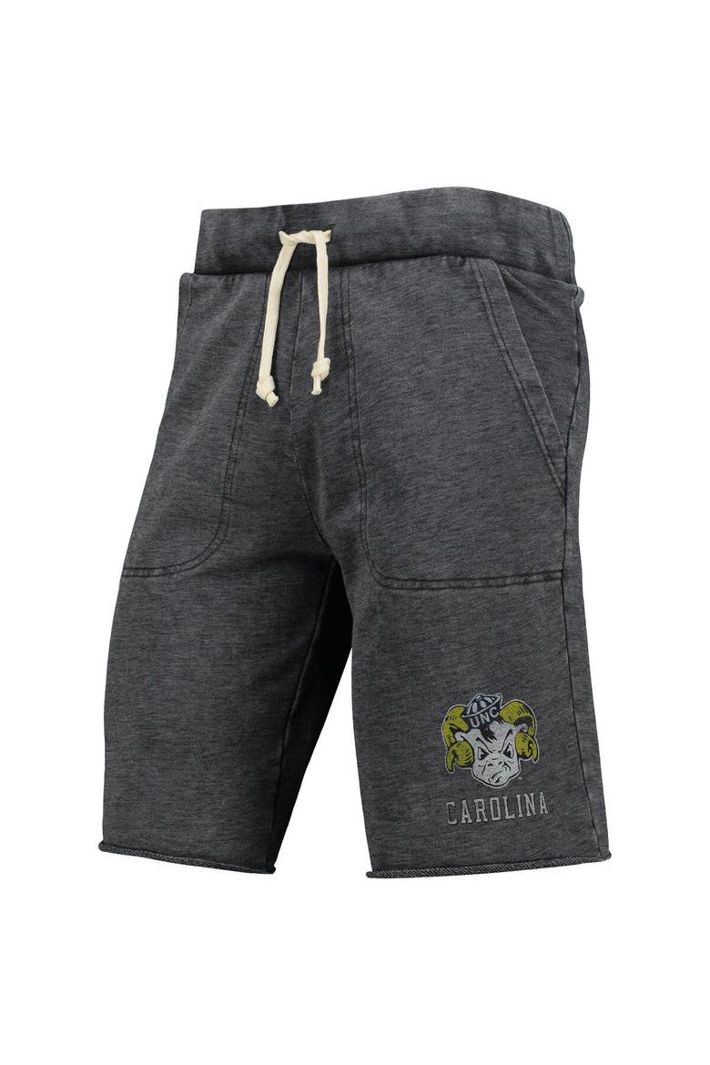 Men's Heathered Black Alternative Apparel North Carolina Tar Heels Victory Lounge Shorts, Alternate, color, Heather Black