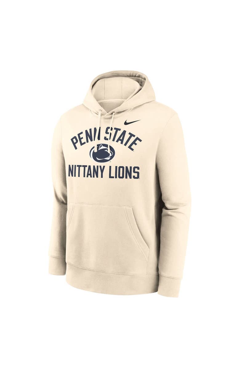 Nike Men's Nike Cream Penn State Nittany Lions Arch Logo Pullover Hoodie, Alternate, color, 