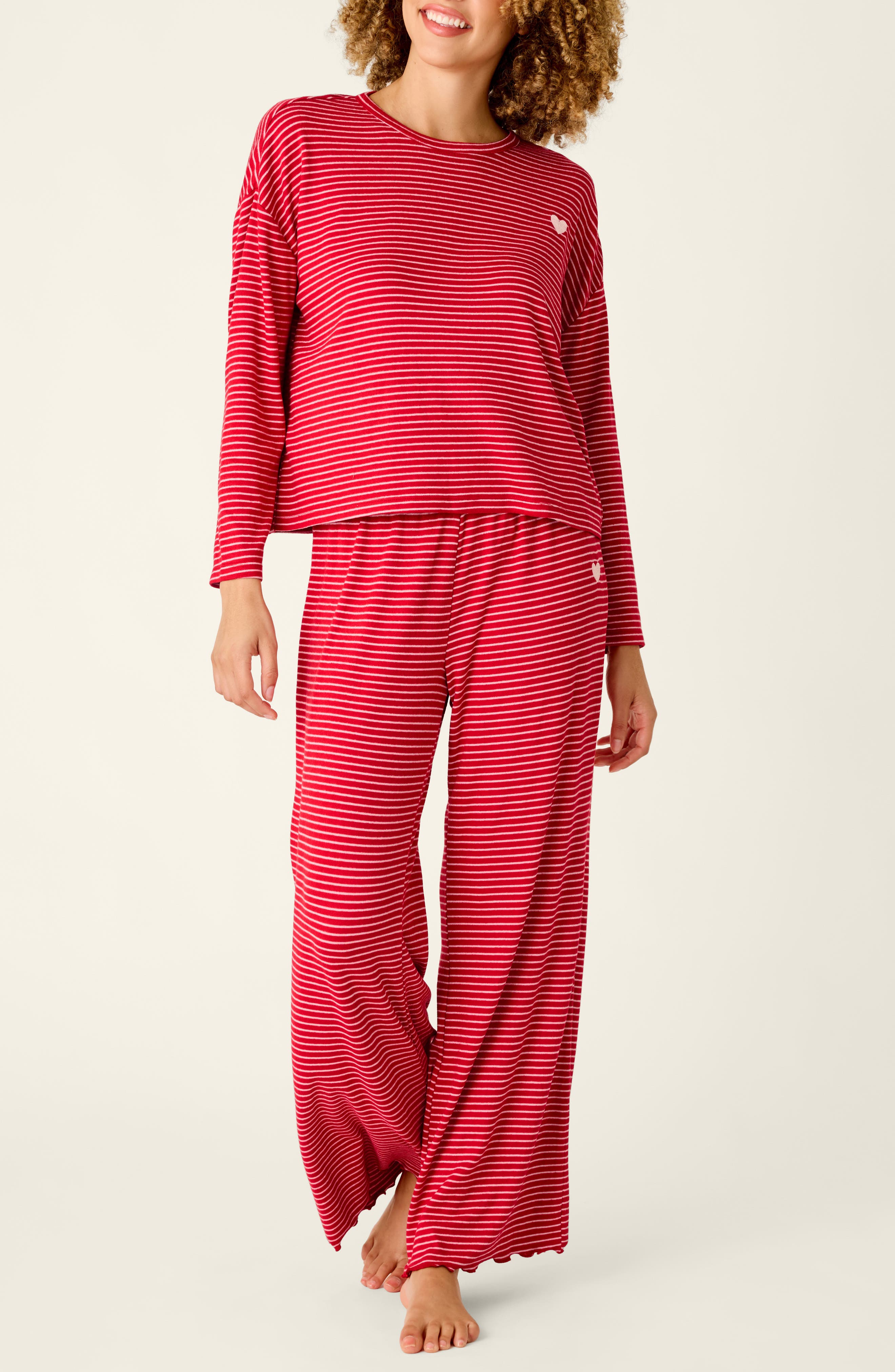 PJ Salvage Icon Stripes Pajamas (Women) | Nordstrom