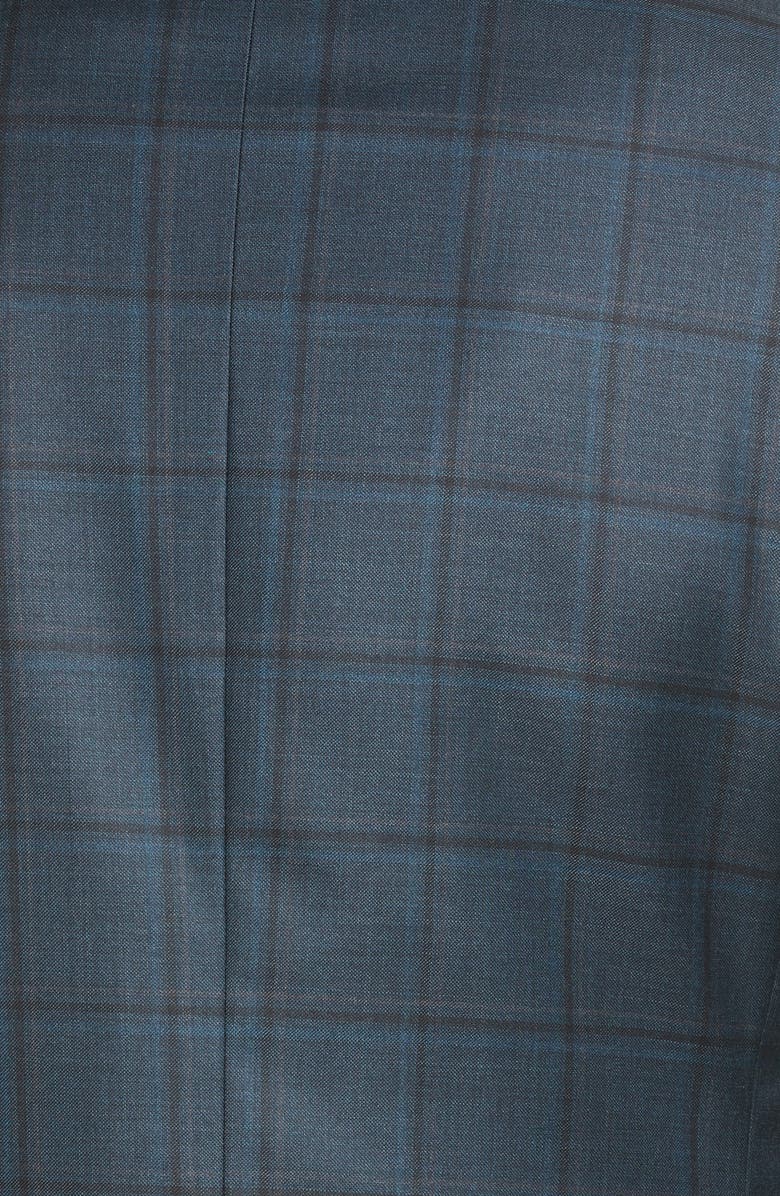 Canali Sienna Soft Classic Fit Windowpane Wool Sport Coat, Alternate, color, 