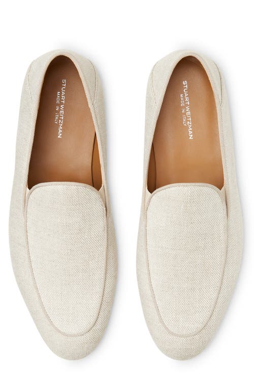 Stuart Weitzman Briggs Loafer In Ivory.