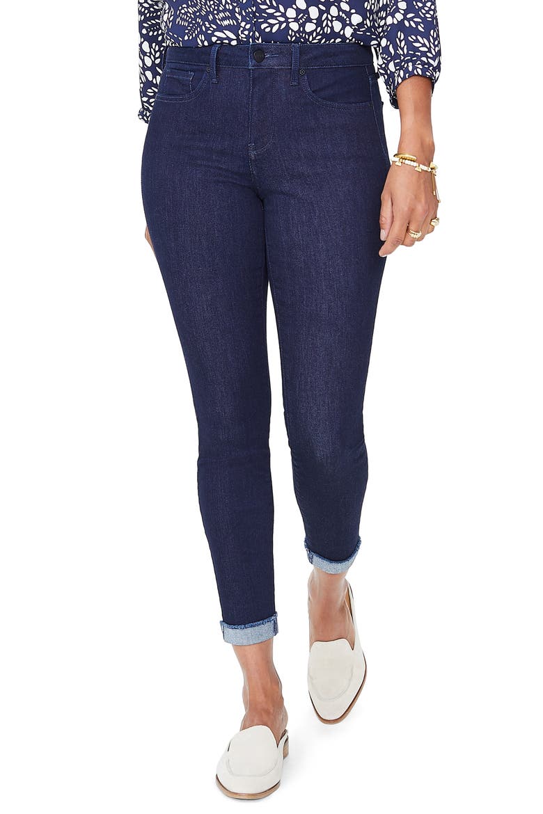 Ami Cuffed Ankle Skinny Jeans, Main, color, RINSE