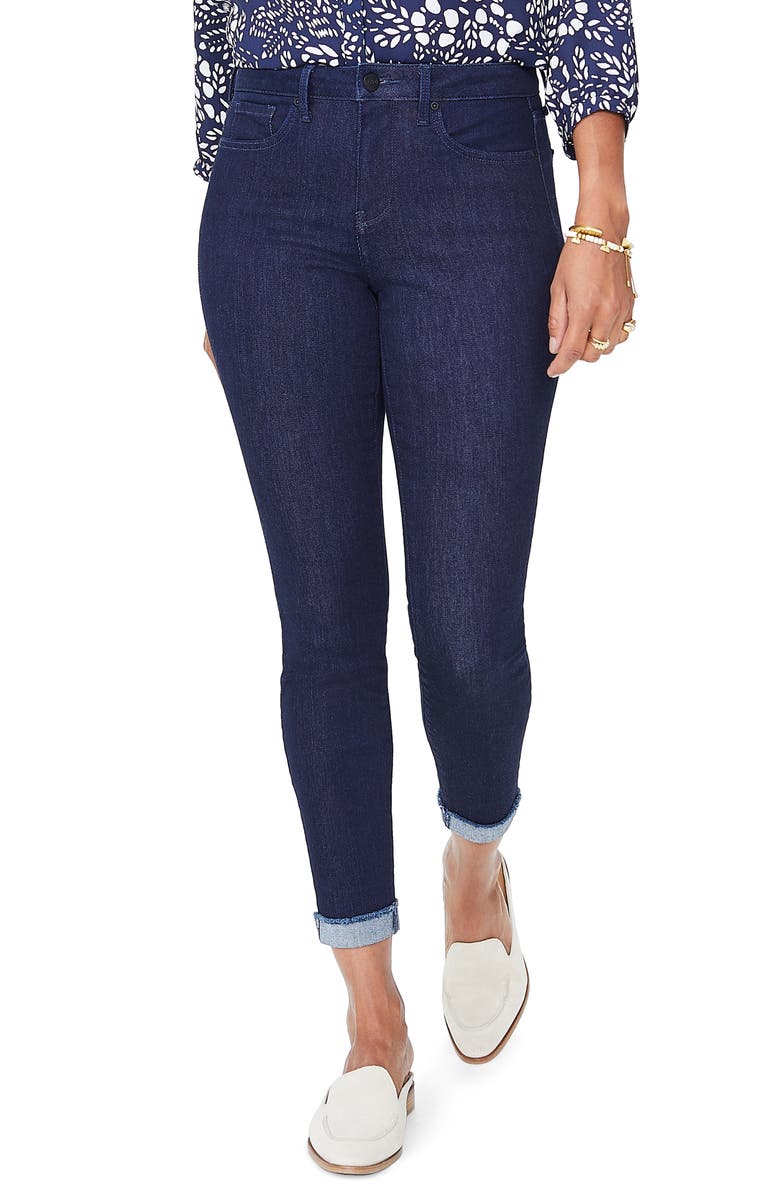 NYDJ Ami Cuffed Ankle Skinny Jeans, Main, color, 