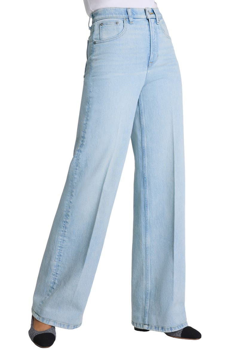 SPANXshape™ Authentic 360 High Waist Wide Leg Jeans, Alternate, color, ASHLAND WASH