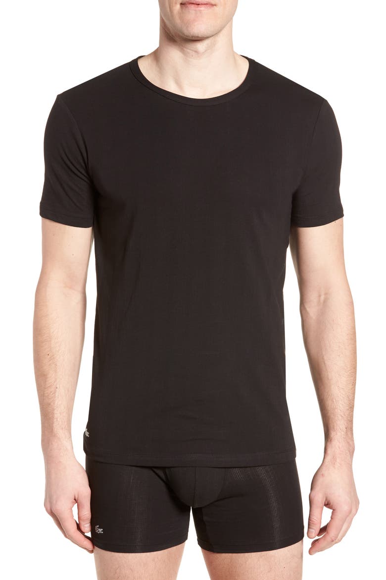 2-Pack Superfine Crewneck T-Shirts, Main, color, BLACK