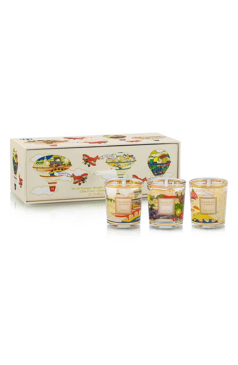 Baobab Collection Travel Candle Trio Set, Main, color, Multi Scent