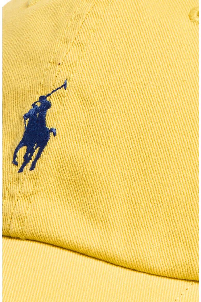 The Iconic Cotton Chino Adjustable Ball Cap, Alternate, color, YELLOW