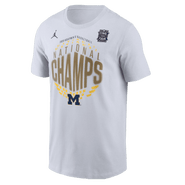 Jordan Brand Men's Jordan Brand White Michigan Wolverines 2026 NCAA Men's Basketball National Champions Locker Room T-Shirt