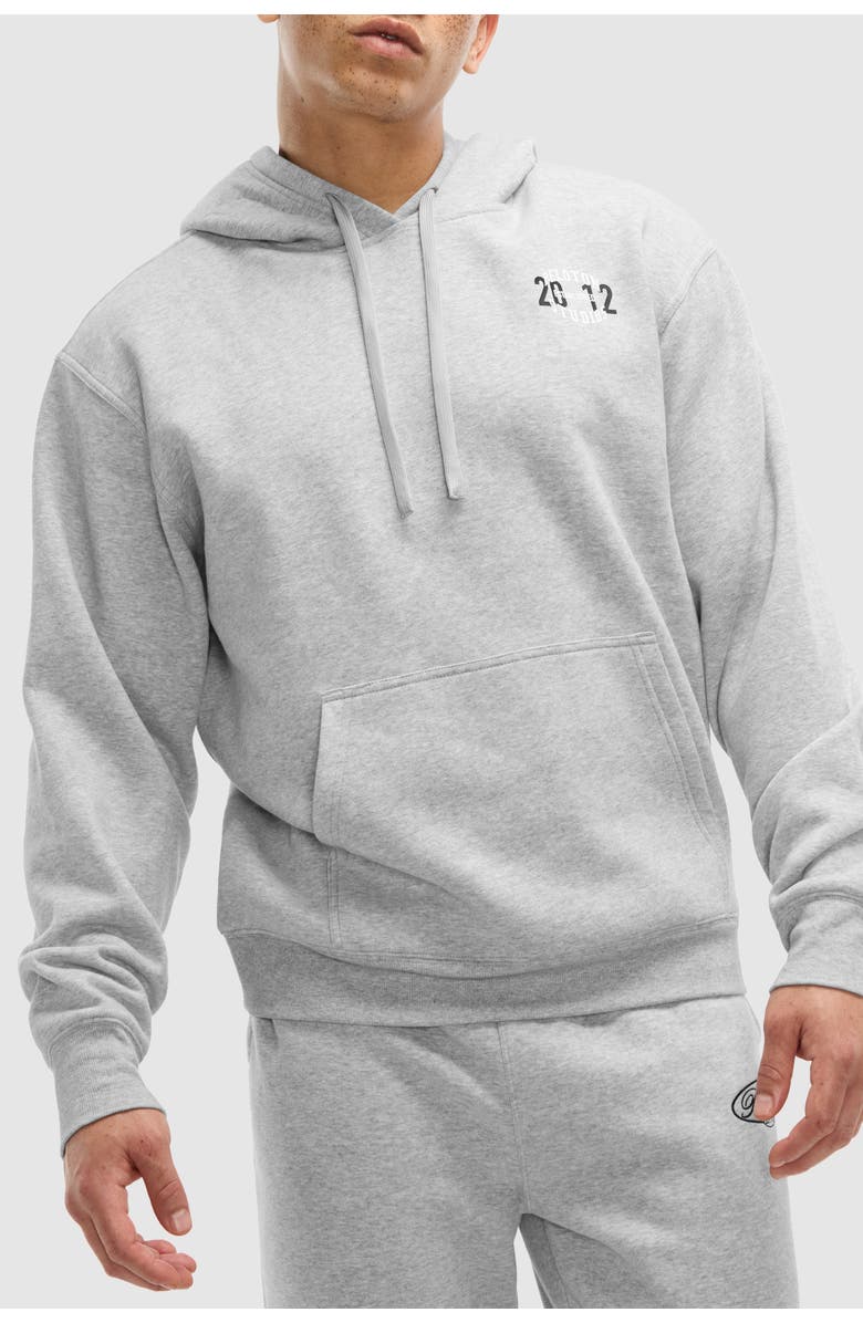 Peloton Soft Fleece Hoodie, Alternate, color, Heather Grey