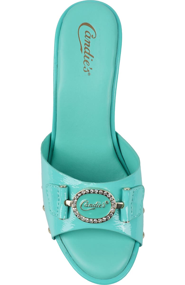 Candie's Lorenna Platform Sandal, Alternate, color, Green