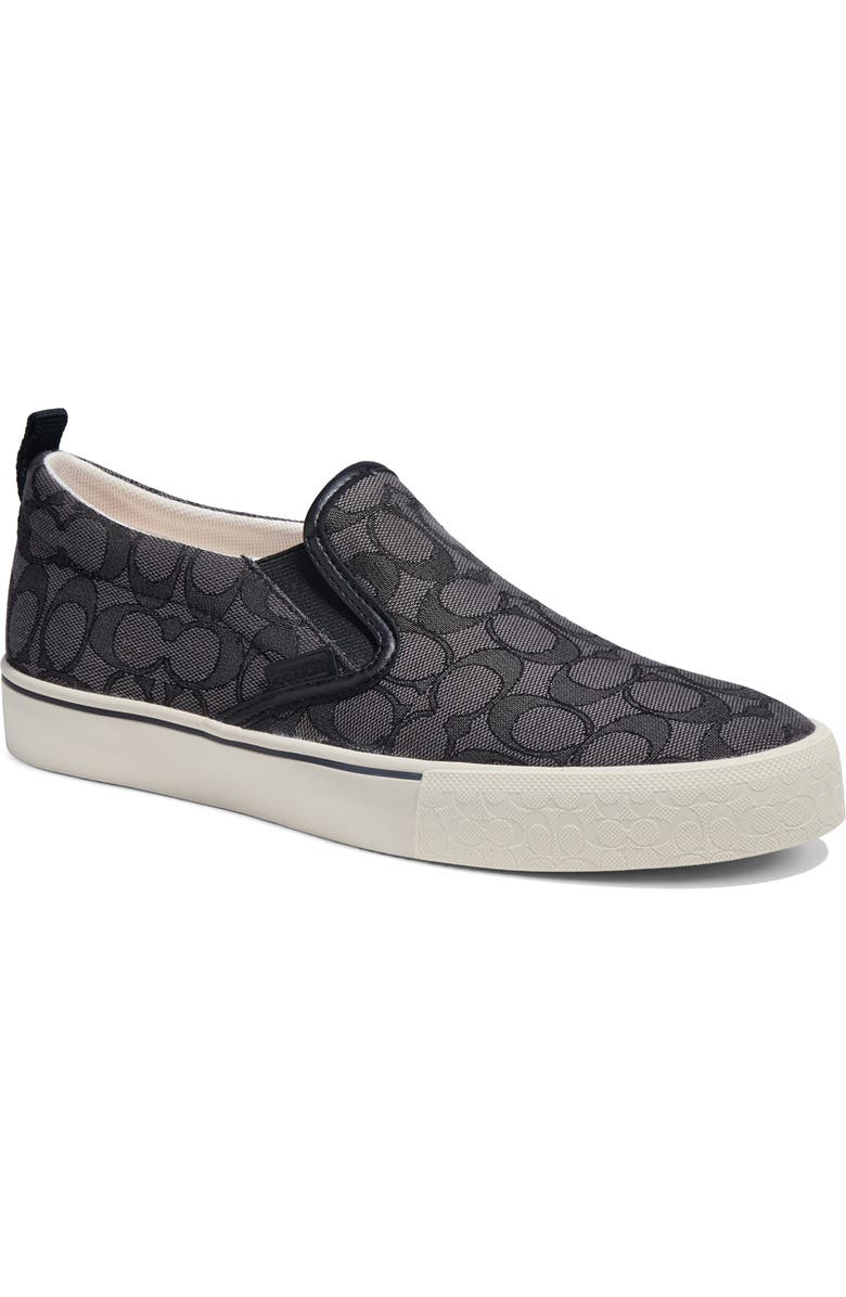 COACH Jacquard Signature Slip-On Shoe, Main, color,