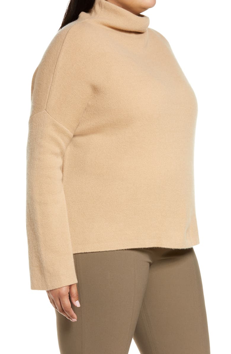 Vince Funnel Neck Wool & Cashmere Blend Sweater, Alternate, color,