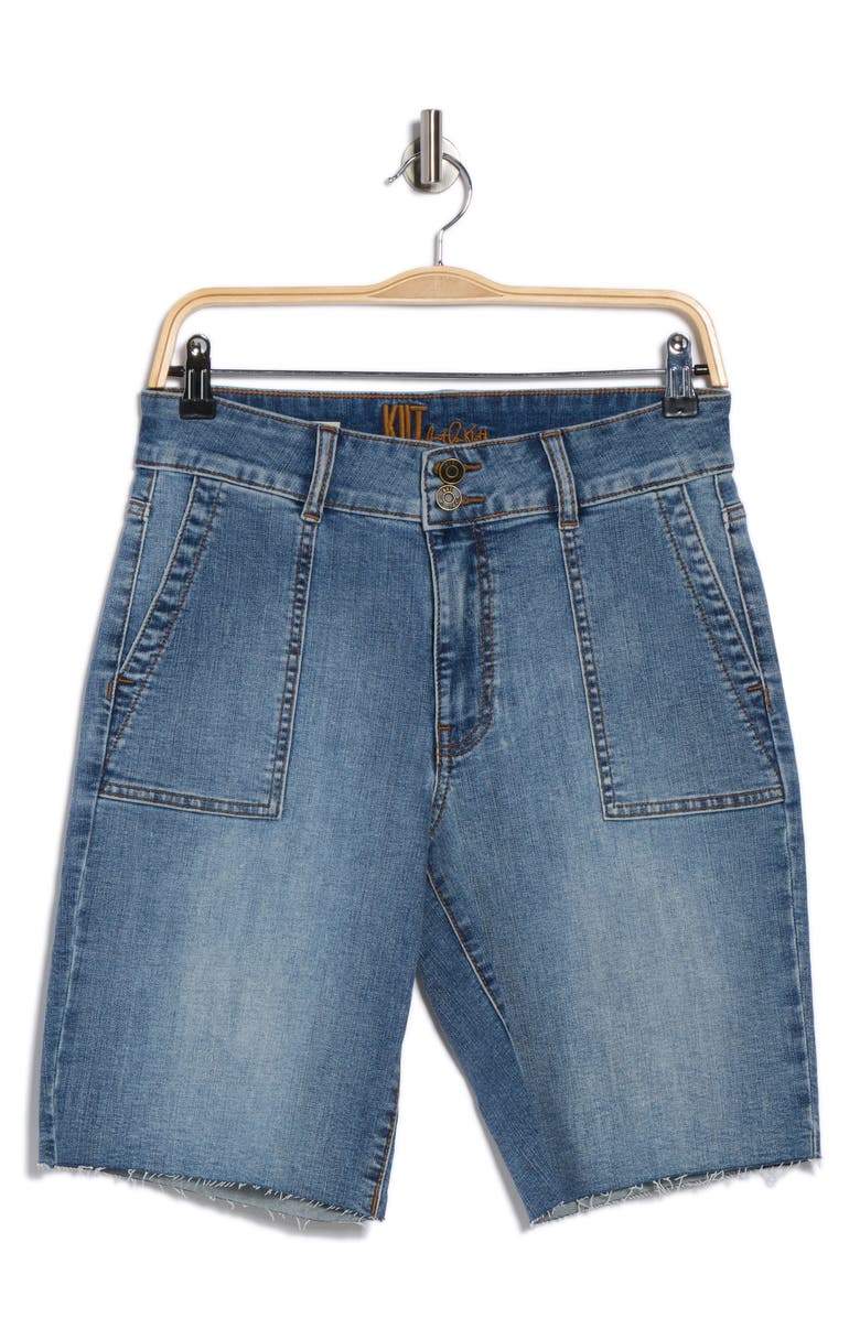 KUT from the Kloth Jenny Cutoff Bermuda Shorts, Alternate, color, Hepatica