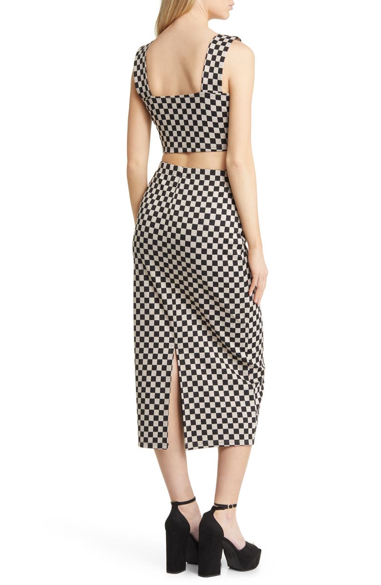 Dressed in Lala Looking Good Crop Tank & Midi Skirt Set, Alternate, color, 