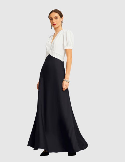Elizabeth V-Neck Maxi Dress