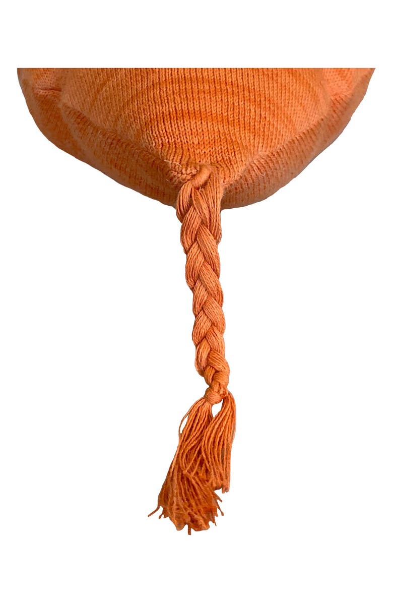 Lorena Canals Cathy the Carrot Knit Accent Pillow, Alternate, color, Dark Green Orange Salmon