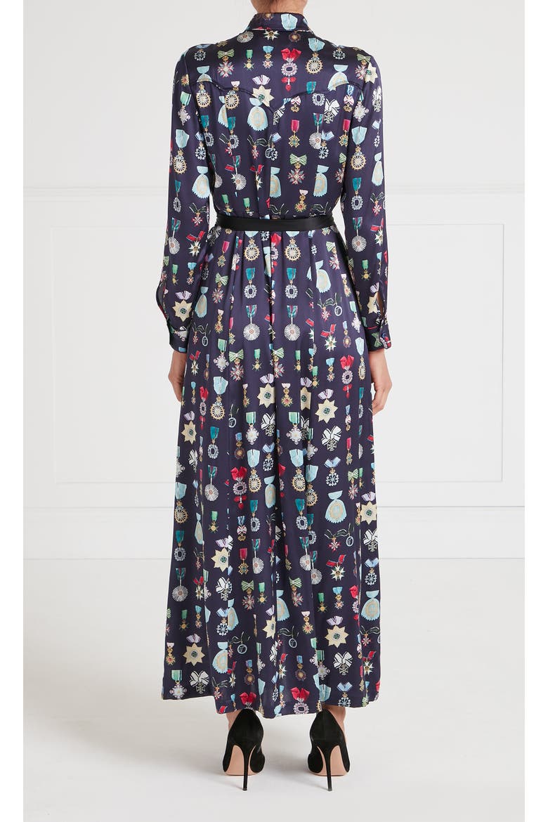 Gloriette Shirt Dress, Alternate, color, Harbour Blue
