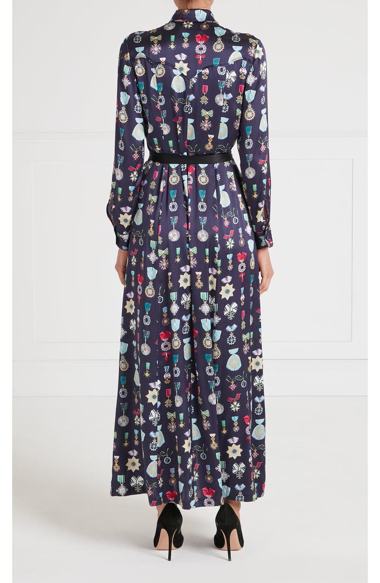 Temperley London Gloriette Shirt Dress, Alternate, color, Harbour Blue