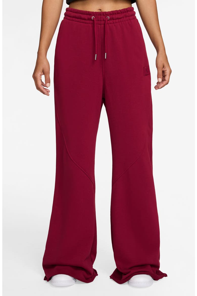 Sportswear Wide Leg Cotton Sweatpants, Main, color, TEAM RED/ DARK TEAM RED