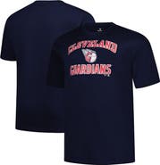 PROFILE Men's Profile Navy Cleveland Guardians Big & Tall Heart & Soul T-Shirt