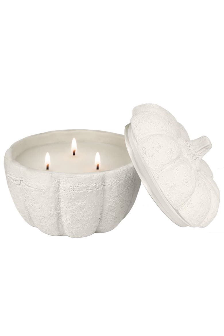 Figural Pumpkin Soy Fall Candle, Main, color, Cashmere and Vanilla
