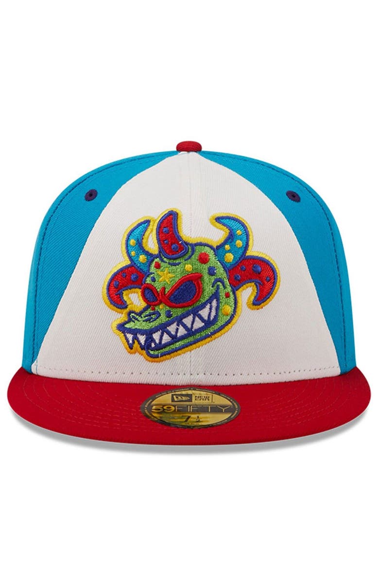 New Era Men's New Era Blue/Red Scranton/Wilkes-Barre Vejigantes Copa de la Diversion 59FIFTY Fitted Hat, Alternate, color, 