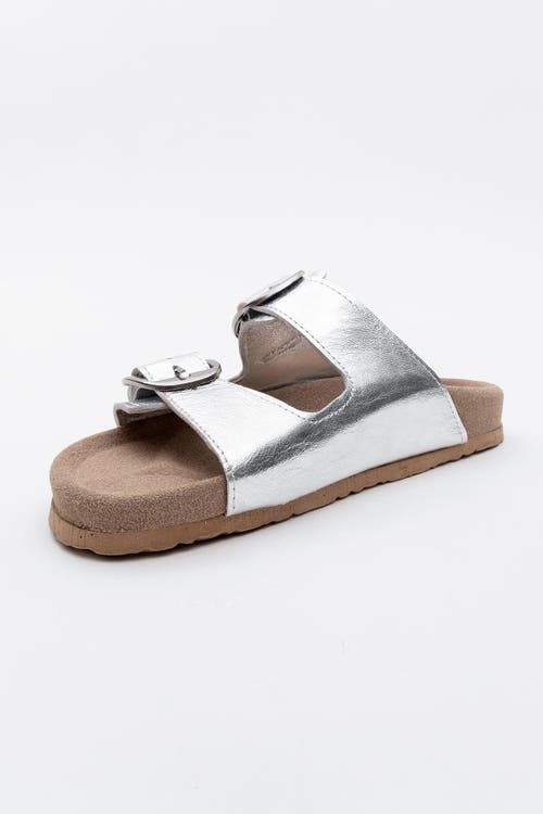 FOREVER & ALWAYS SHOES FOREVER & ALWAYS SHOES OVESTA SOFT FOOTBED LEATHER SLIDE SANDAL