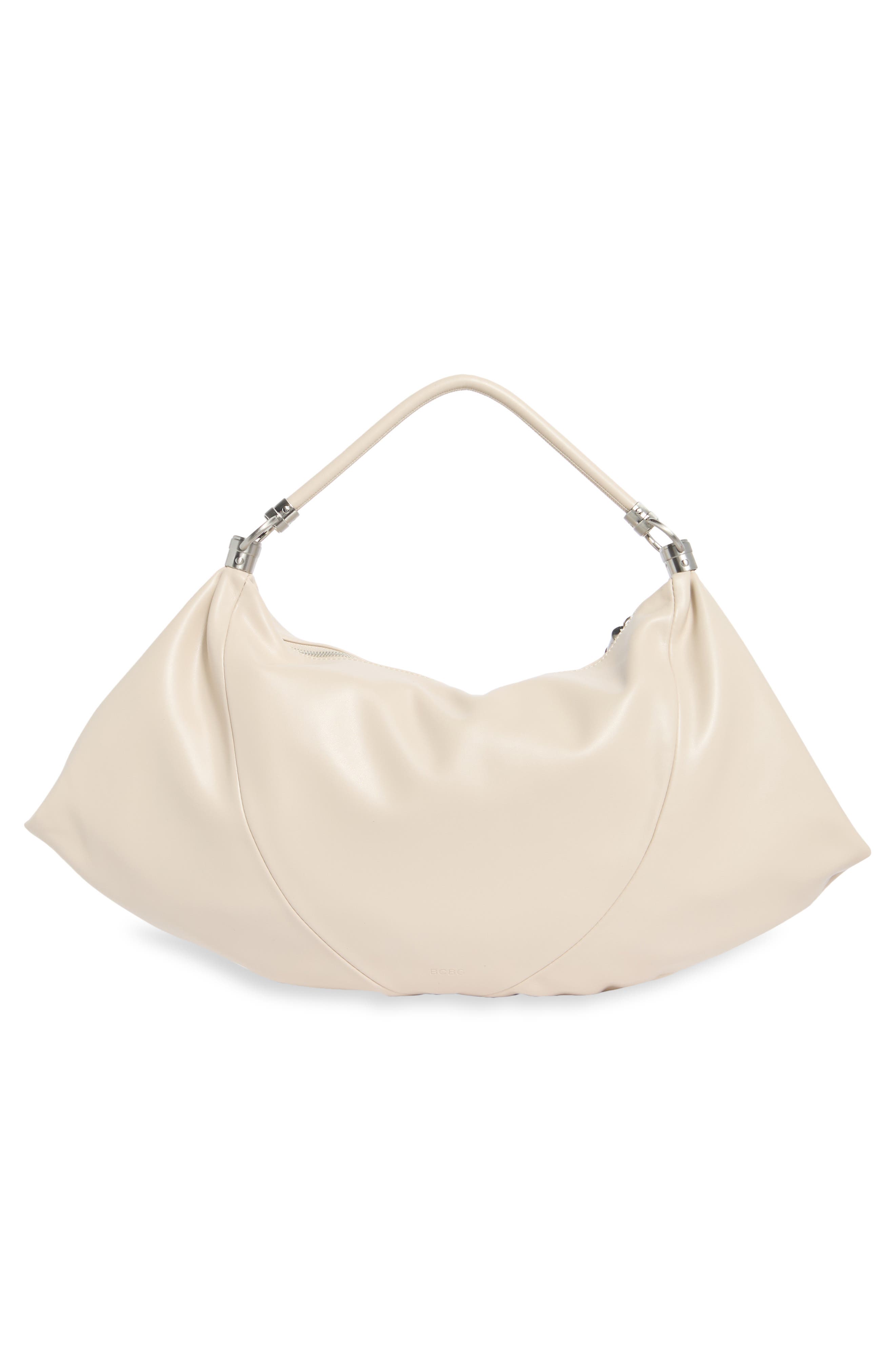 Tassel Shoulder Bag, Alternate, color, ALMOND