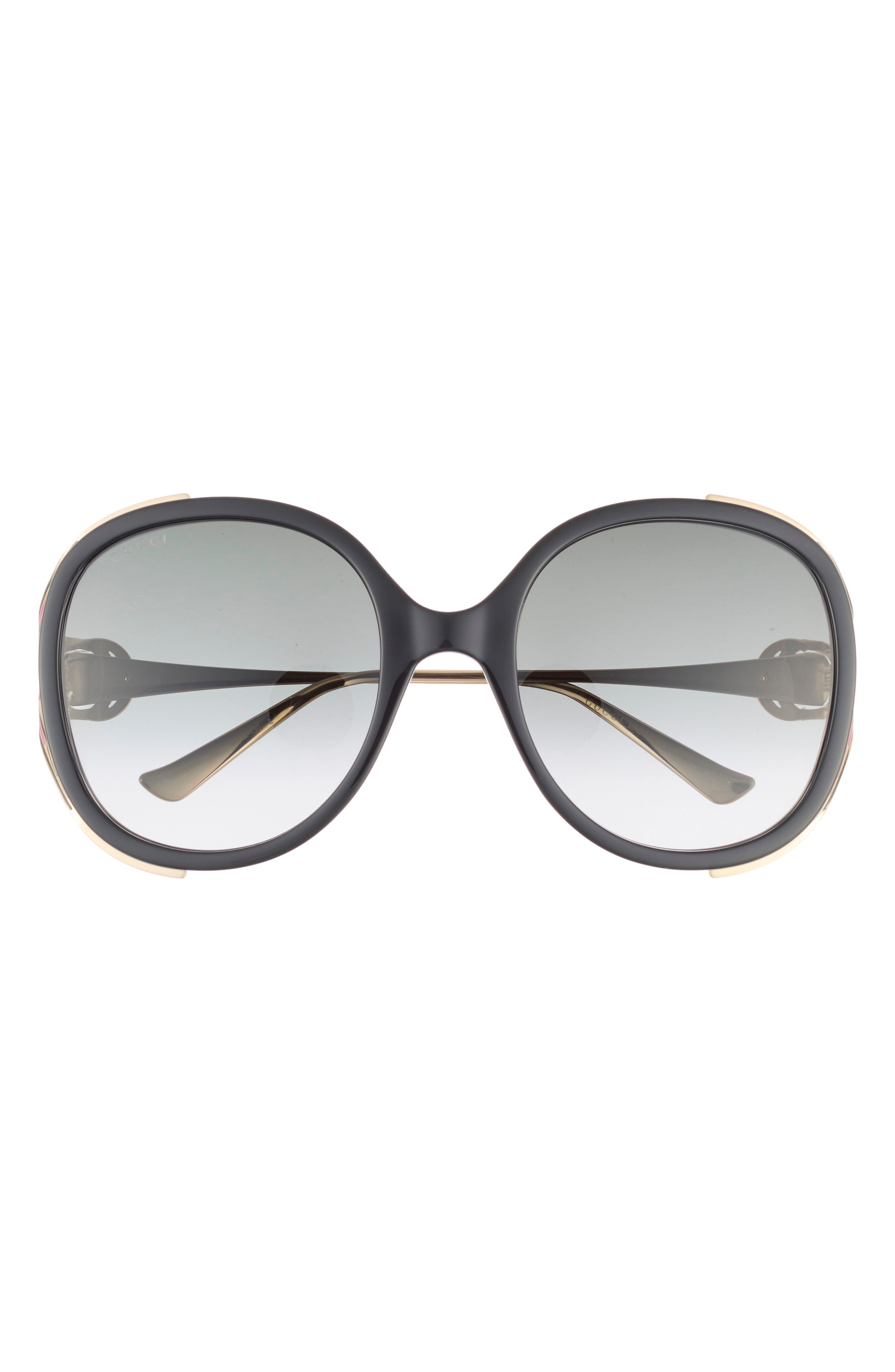 Gucci 56mm Round Sunglasses