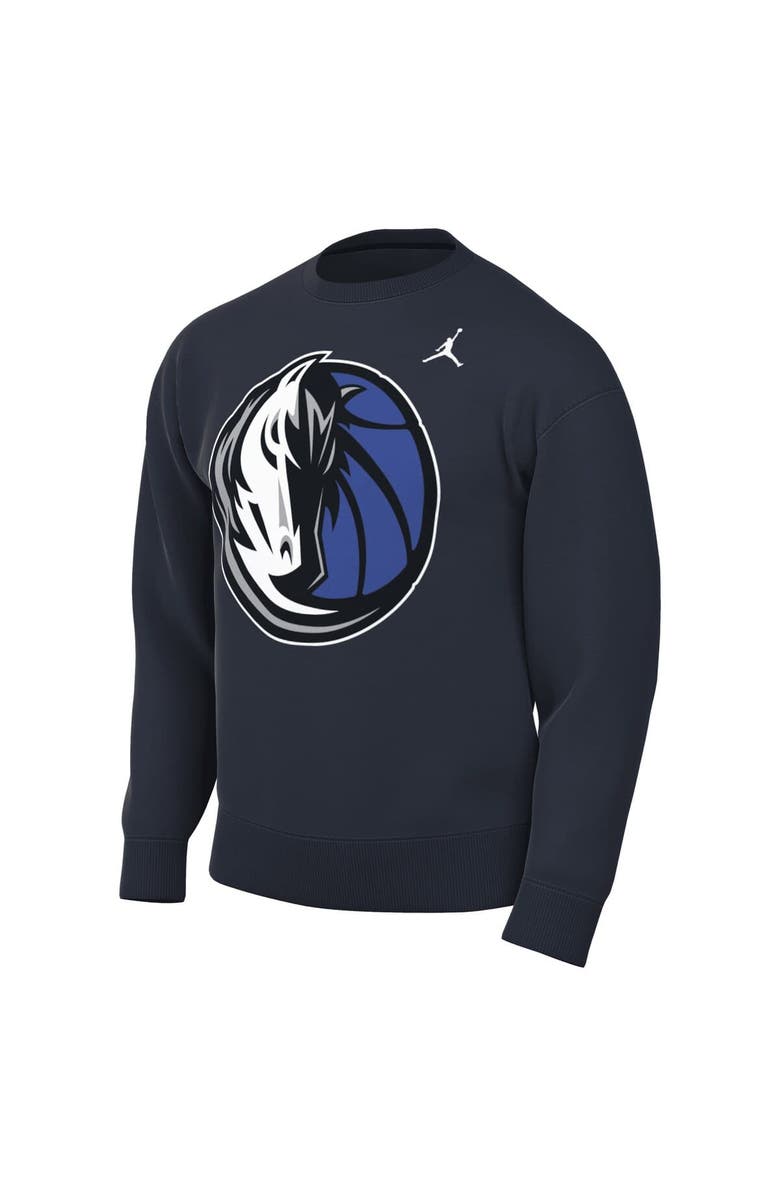 Jordan Brand Men's Jordan Brand Navy Dallas Mavericks Statement Edition Sweatshirt, Alternate, color, Navy
