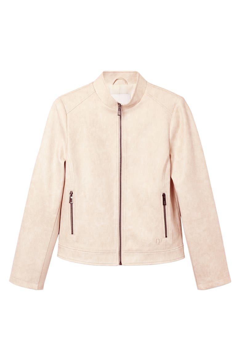 Slim Biker Jacket, Alternate, color, IVORY