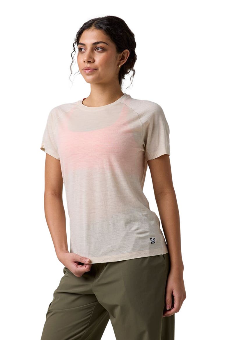 Wasatch Adventure Rws Merino Lt-Wt Tech Tee - Women's, Alternate, color, Fog