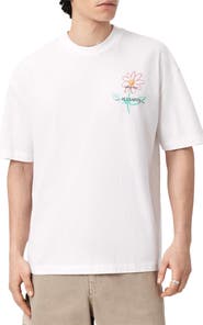 AllSaints Crayo Floral Cotton Graphic T-Shirt