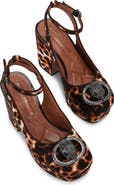 Kurt Geiger London Chelsea Genuine Calf Hair Platform Pump